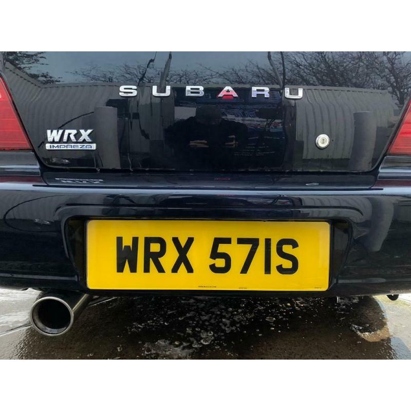 Private Dateless Number Plate For Subaru Impreza WRX STI