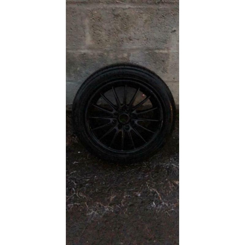 Multi fit alloys for sale 4x new tyres