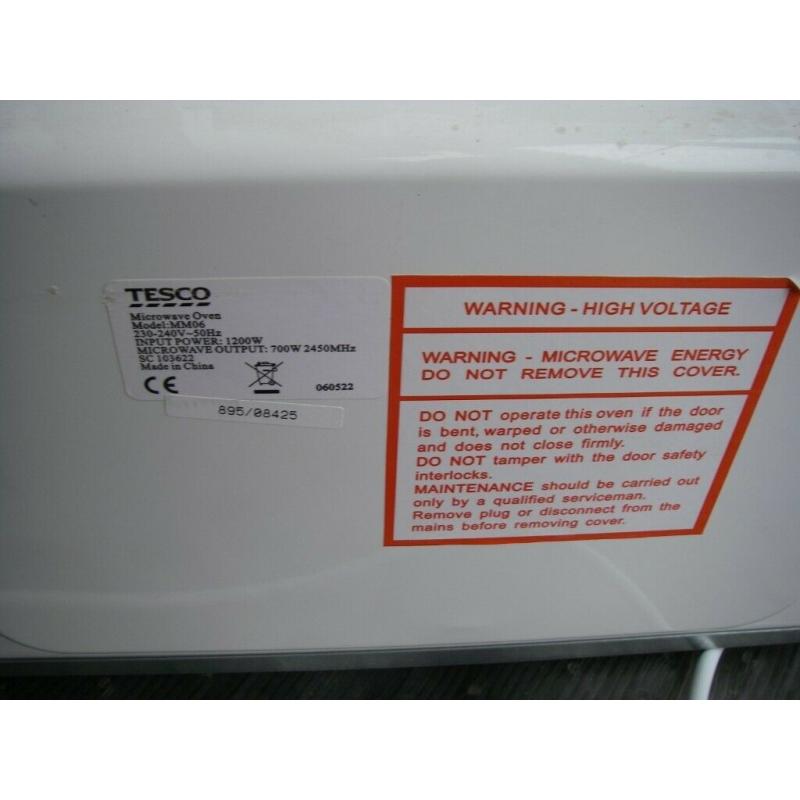 TESCO MICROWAVE