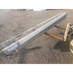 Ex motorway crash barriers ideal for cattle handling race tractor