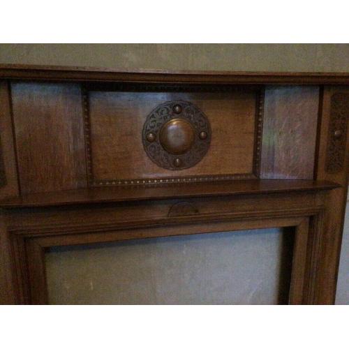 Oak fire surround