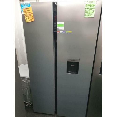 Beko ex display American style fridge freezer with dispenser