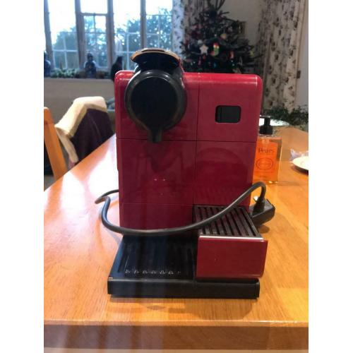 Nespresso DeLonghi Coffee Machine plus coffee pods