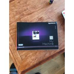 Nespresso DeLonghi Coffee Machine plus coffee pods