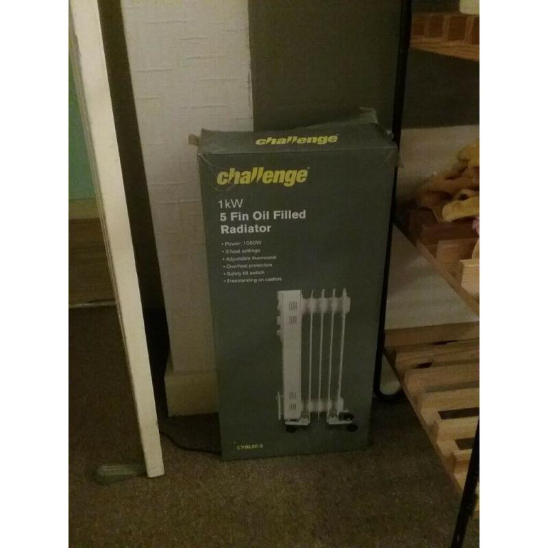 Oil filled radiator