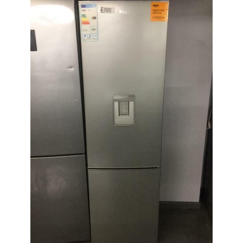 ???? BUSH SILVER FRIDGE FREEZER ????