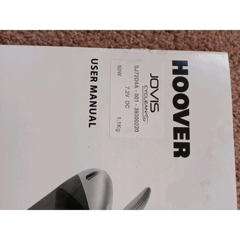 Hoover Handheld Cordless Jovis 7.2 rechargeable