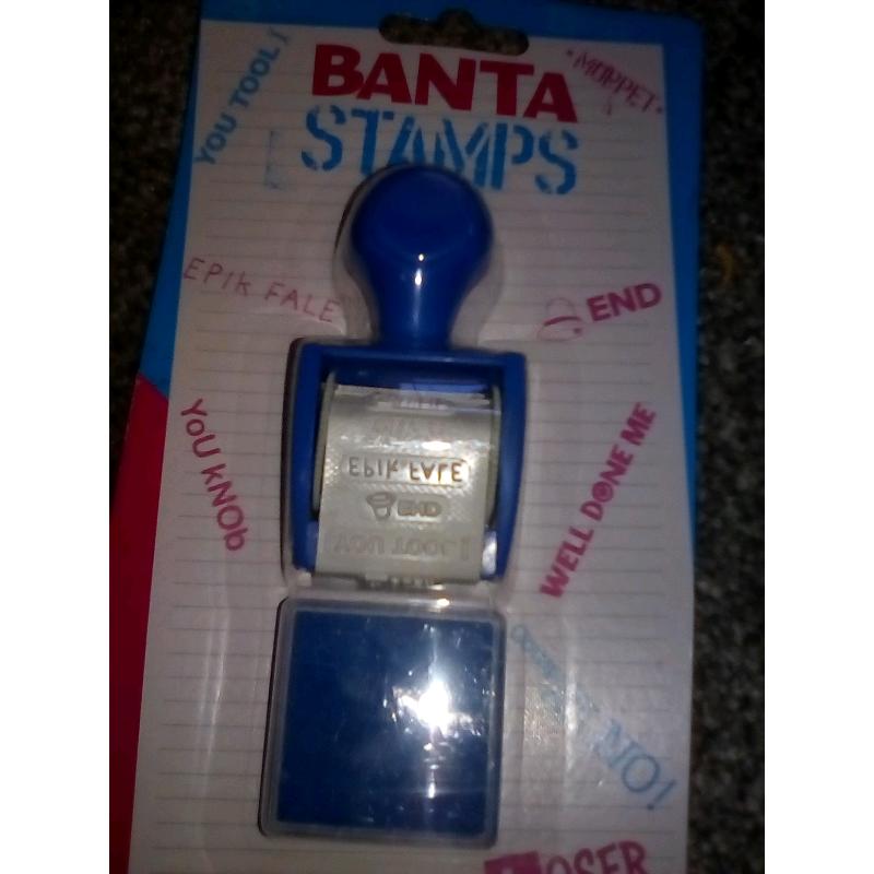 Banta stamps.