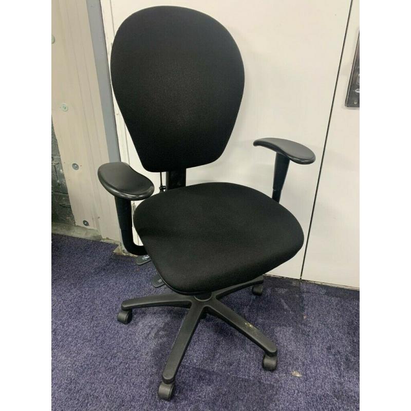 TORASEN OPUS OPERATOR CHAIRS - GOOD QUALITYBLACK COLOUR + ( 56 X AVAILABLE )