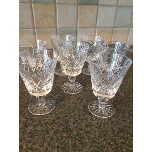 7 Royal Doulton Juno wine glasses. All perfect, no chips or scratches etc. ?25 offers?