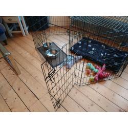 Puppy crate and pen