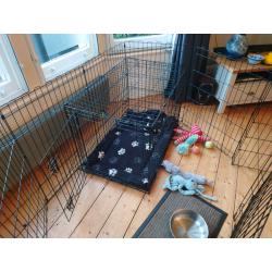 Puppy crate and pen