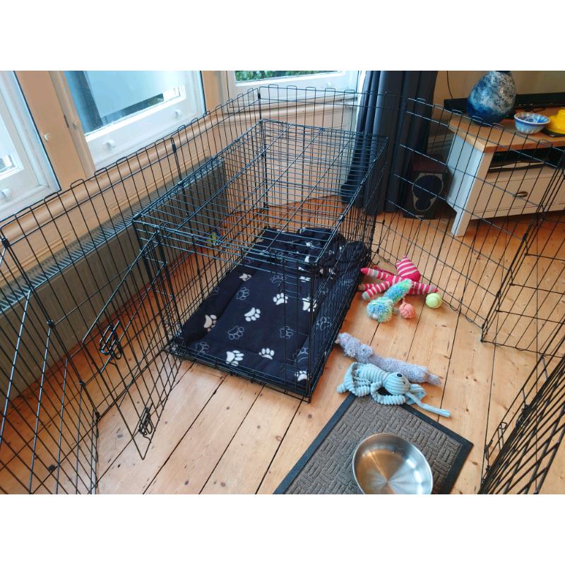 Puppy crate and pen