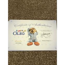 Baby Oleg Certificate included