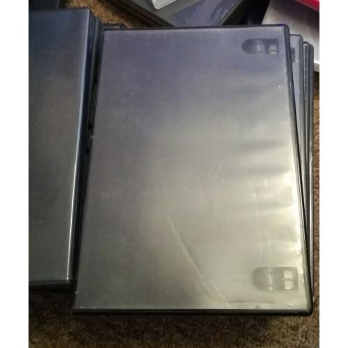 Dvd cases mixed single doubles