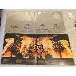 KISS - DYNASTY; ALIVE II; DOUBLE PLATINUM; UNMASKED (UK + USA VINYL ALBUMS)