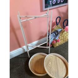 Pink side table
