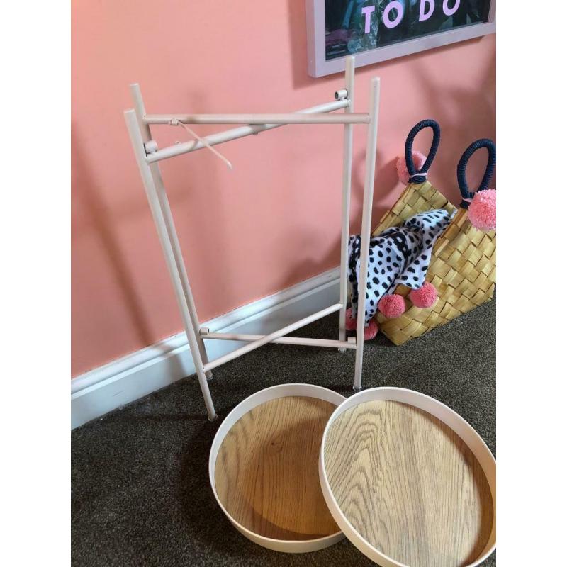 Pink side table