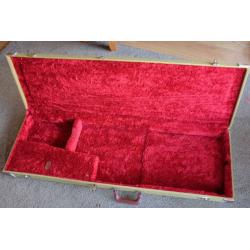 Tweed hard case for long scale bass