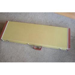 Tweed hard case for long scale bass