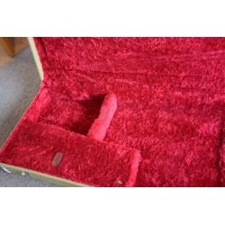 Tweed hard case for long scale bass