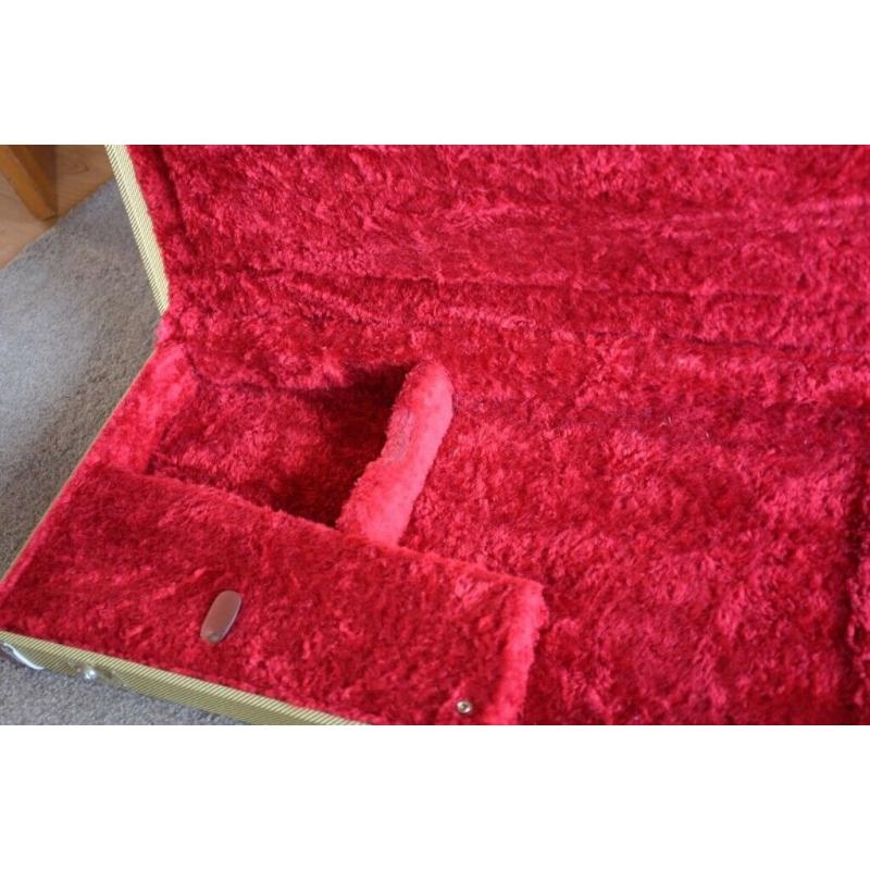 Tweed hard case for long scale bass