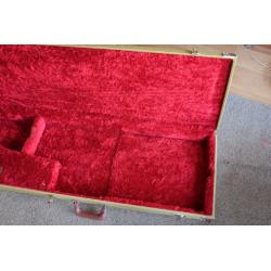 Tweed hard case for long scale bass