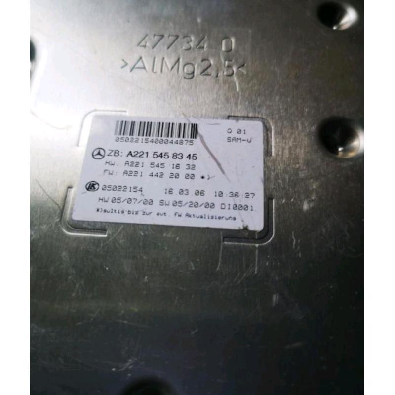 MERCEDES BENZ S W221 A221 SAM MODUL A221 545 83 45