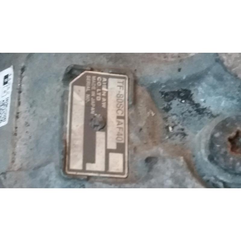 VAUXHALL INSIGNA GEAR BOX AUTOMATIC
