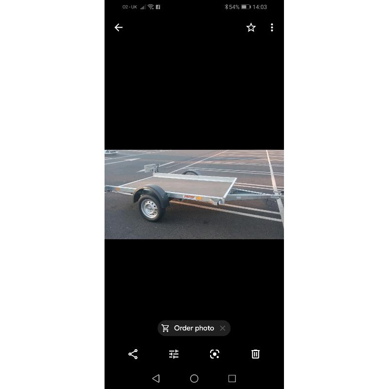Trailer - 8x5 Tipping flat bed - only few months old