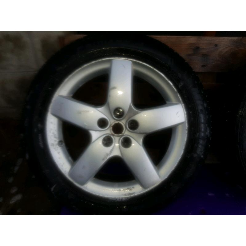 17 inch peugeot/ ford alloys