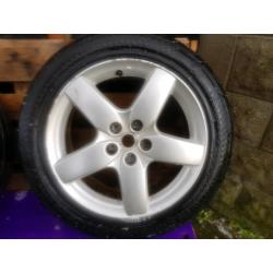 17 inch peugeot/ ford alloys