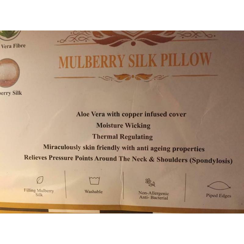 HARRODS. SILK PILLOW