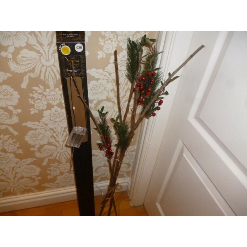 Christmas Berry Twig Lights