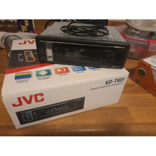 Jvc KD-t401 CD player android/ USB etc... Boxed and complete