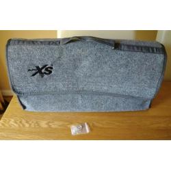 Auto XS Large Grey Car Boot Tidy 50cm x 22cm x 15cm Hook & Loop And Snap Fasteners To Secure As New