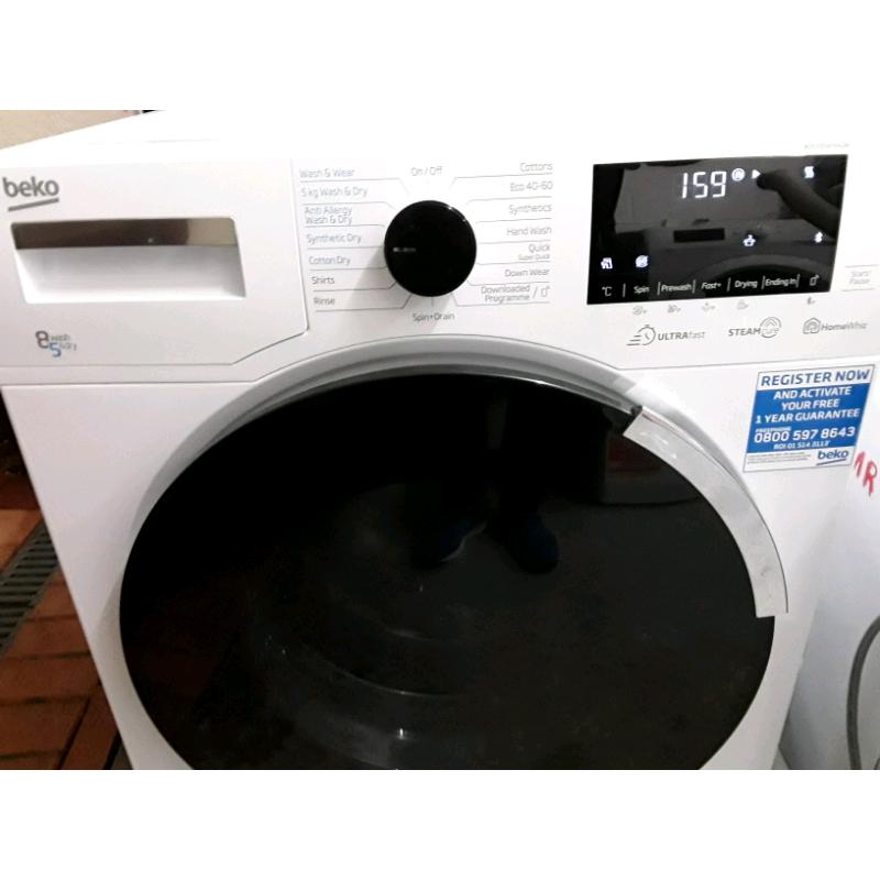 New Beko 8 KG / 5 KG Washer/ Dryer