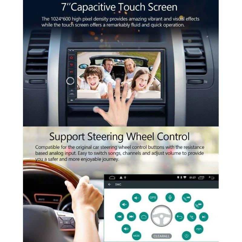 7 Inch Touch Screen In Dash GPS Navigation