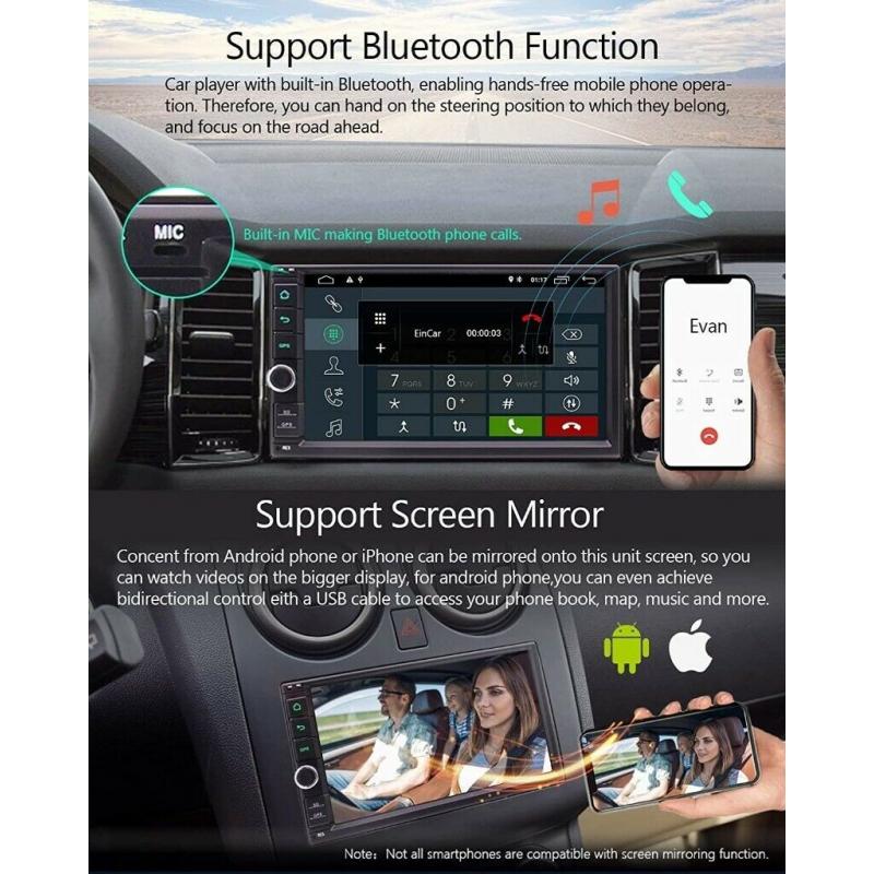7 Inch Touch Screen In Dash GPS Navigation