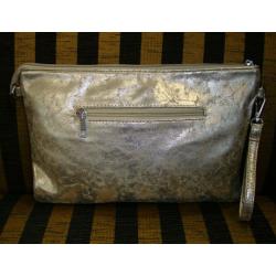 BRAND NEW - JEWELLED GOLD SHIMMER EVENING PURSE - Party Cocktail Prom Wedding Diamante Bag