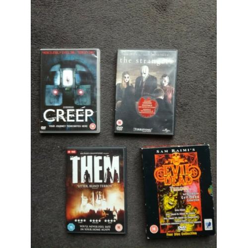 dvd horror film collection x4