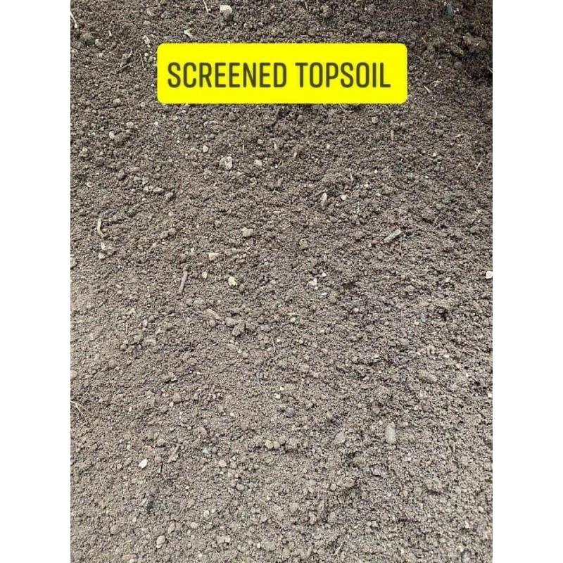 Topsoil turf and aggregates