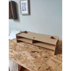 Monitor stand and organiser