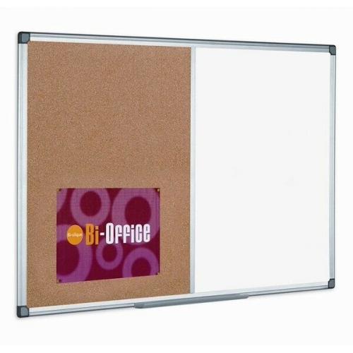 Bi-Office Combi Drywipe/Cork Board Brand New Packaged Width Height 1200mm x 900mm