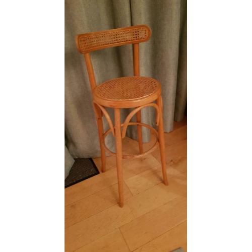 Vintage Thonet breakfast bar stool bentwood