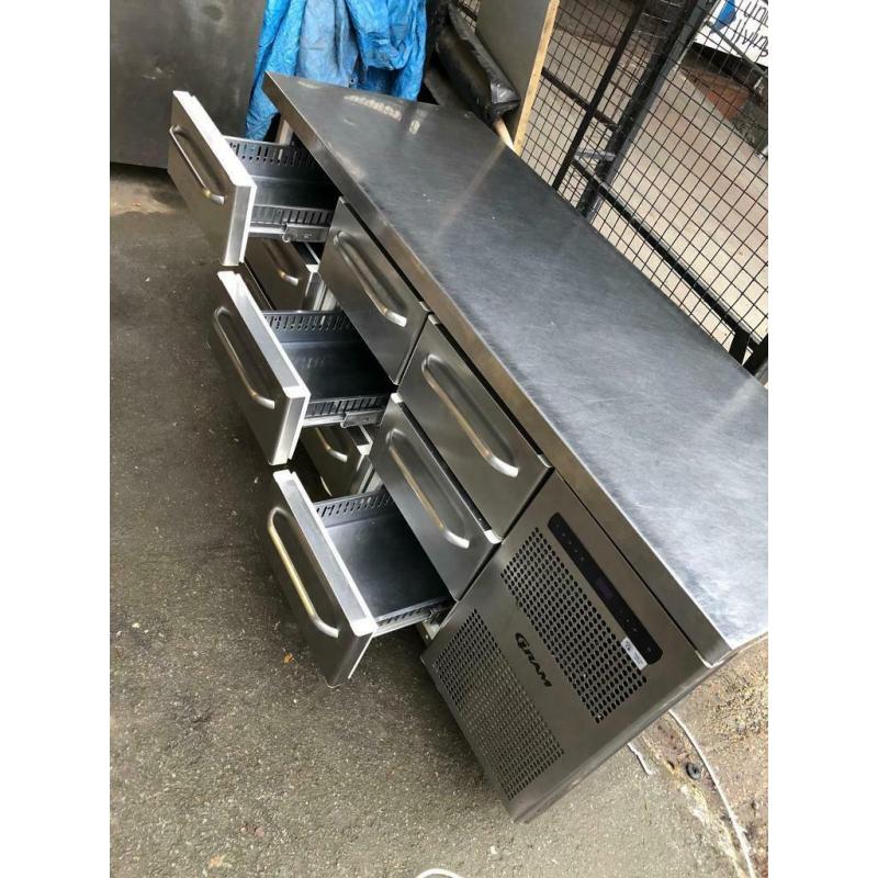 Commercial bench drawer fridge freezer door freezer for ksjsjej