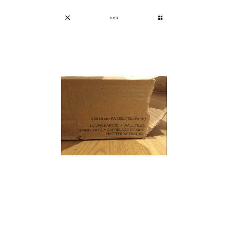 1 Box of 14 Wall Tiles Canakkale Seramik tiles (25x40)