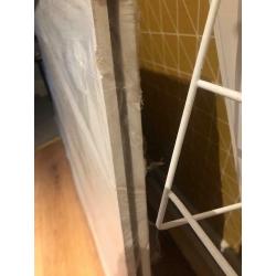 Bar style sliding door + track
