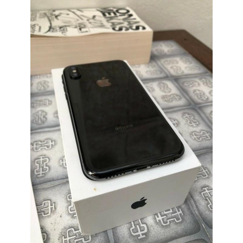 Iphone X 256gb Unlocked Space Grey With box