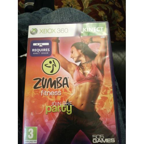 Zumba Fitness Xbox 360 game.